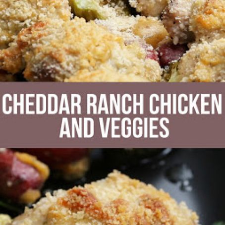 Cheddar Ranch Chicken and Veggies