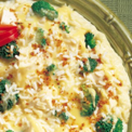 Homebaked Cheesy Chicken and Broccoli with Rice Casserole