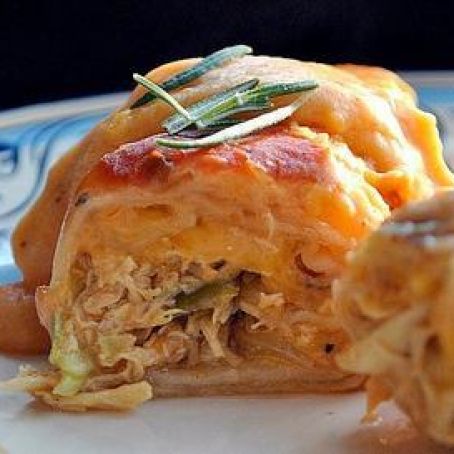 Sour Cream Chicken Enchiladas