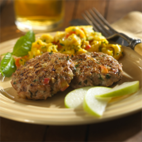 Chicken, Apple and Basil Sausage Patties