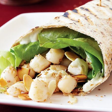 Scallop Po'Boy Wrap