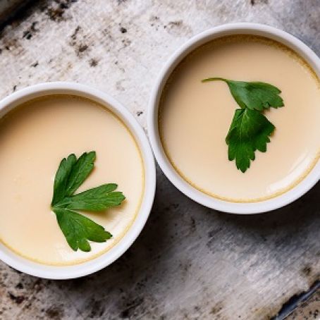 Japanese Steamed Egg Custard (Chawanmushi)