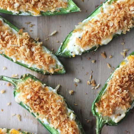 Three-Cheese Jalapeno Poppers