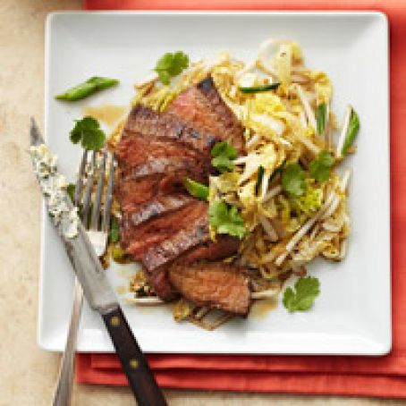 Lemon Butter Flank Steak