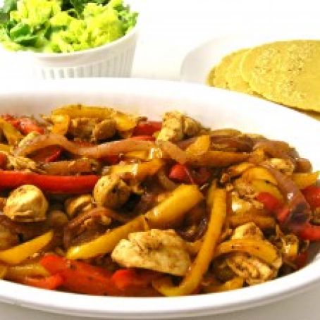 Skinny Chicken Fajitas in 30 Minutes