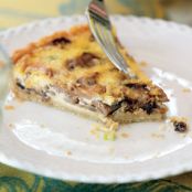 Mushroom Shallot Quiche