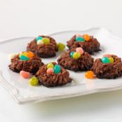 Chocolate Macaroon Nests
