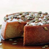 PUMPKIN FLAN w/SPICED PUMPKIN SEEDS