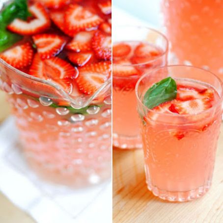 Strawberry Basil Margaritas