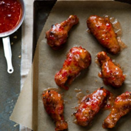 Sweet & Sticky Hot Wings