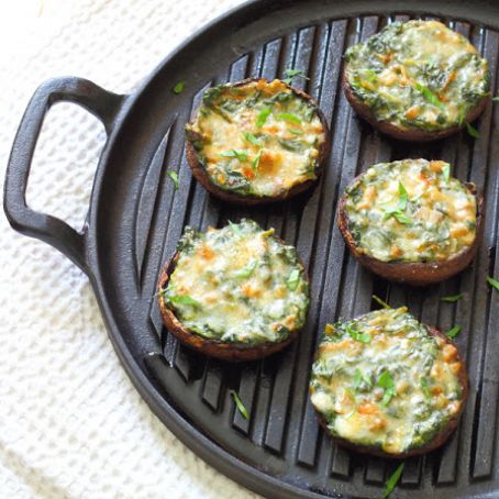 Mushrooms - Creamy Spinach Stuffed Mushrooms