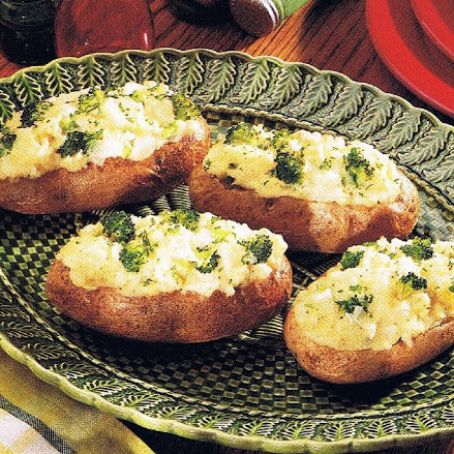 Garden Stuffed Baked Potatoes