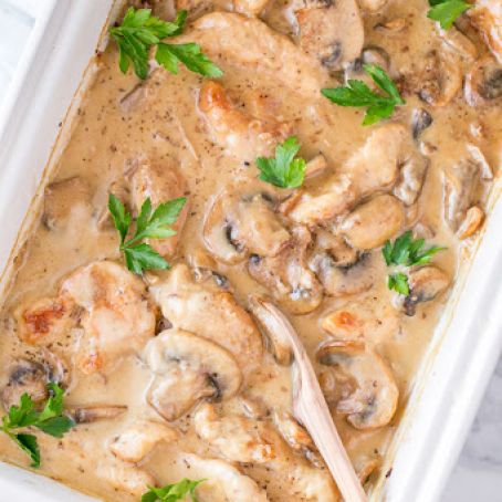 Chicken & Mushroom Casserole