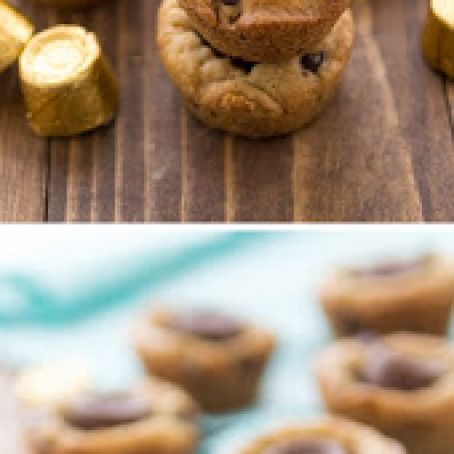 Rolo Chocolate Chip Cookie Cups