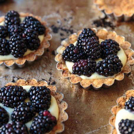 Brown Butter Blackberry Tarts