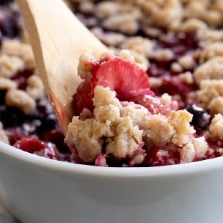 Fruit Crumble Recipe, Master GF
