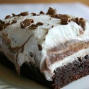 Brownie Refrigerator Cake