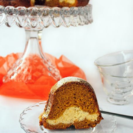 Pumpkin Cream Cheese Bundt Cake