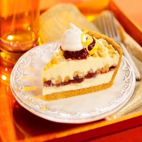 Cranberry Walnut Cheesecake