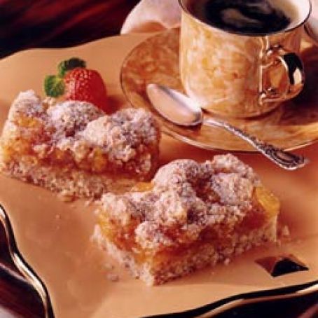 Apricot Oatmeal Linzer Bars