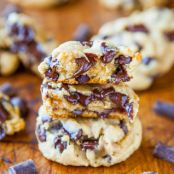 Soft Batch Cream Cheese Chocolate Chip Cookies