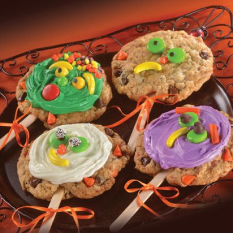 Halloween Cookie Pops