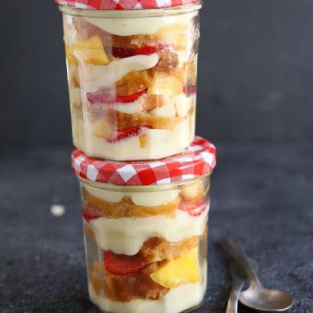 Tropical Rum Trifle with Coconut Cream