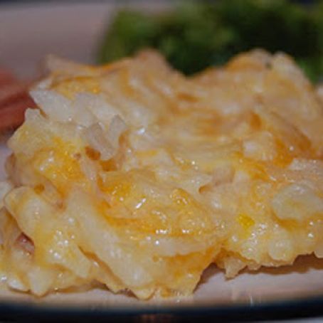 Hashbrown Casserole with a Crockpot Trick