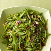 Spring Peas With Dates and Walnuts