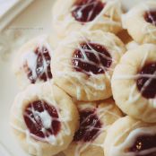 Raspberry-Almond Shortbread Cookies