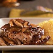 Herbed Pork with Sautéed Wild Mushrooms