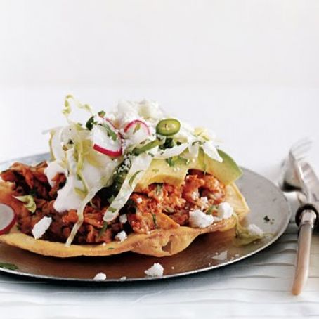 CHICKEN TOSTADAS