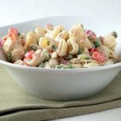 Macaroni Salad with Bacon, Peas, and Creamy Dijon Dressing Recipe