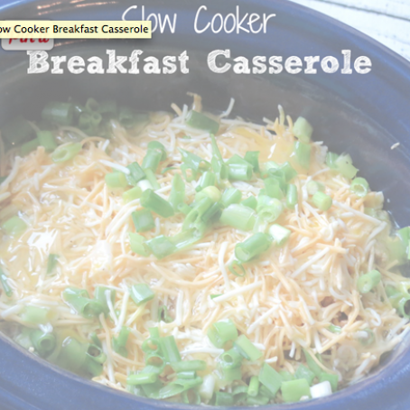 Crockpot Breakfast Casserole/Jenna