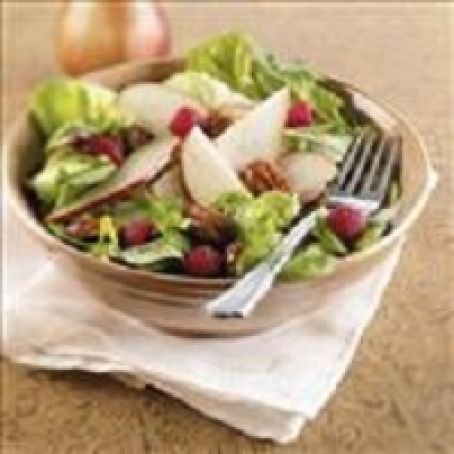 Autumn Pear Salad With Glazed Pecans