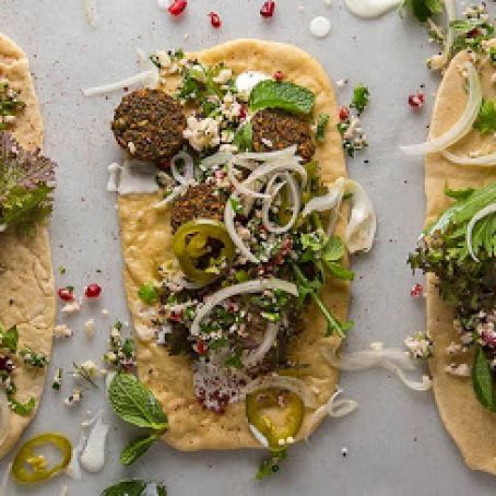 Sweet Green Pea and Herb Falafel