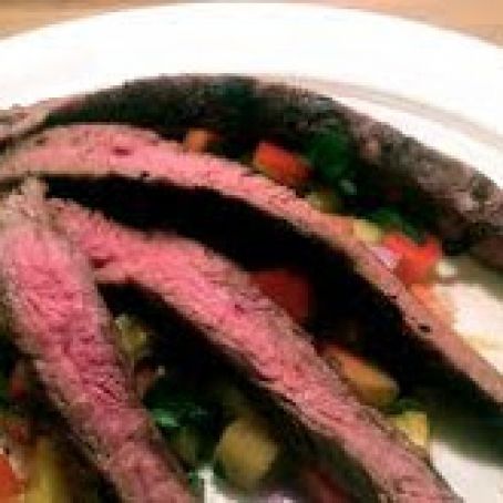 Paleo Plan - Grilled Flank Steak with Pineapple Salsa