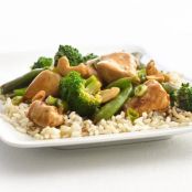 Healthified Cashew Chicken and Broccoli