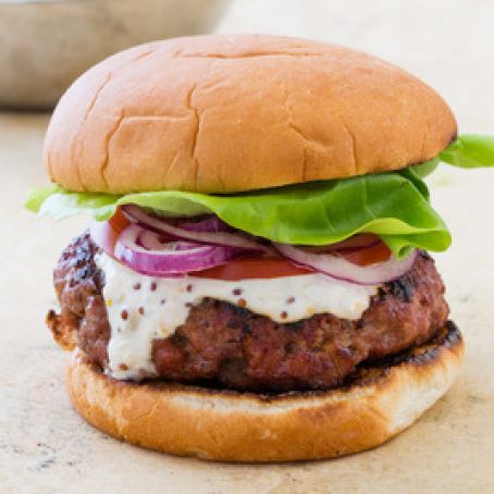 Grilled Pork Burgers