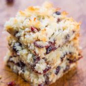 Cranberry Bliss Seven Layer Bars