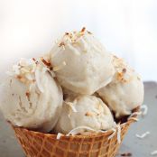 Roasted Banana Coconut Ice Cream