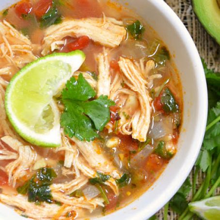 Slow-Cooker Mexican-Style Chicken and Hominy Stew