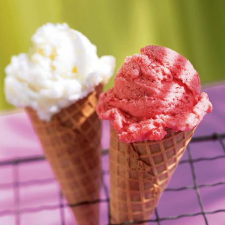 Strawberry-Buttermilk Gelato