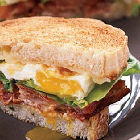 BLT Fried Egg-and-Cheese Sandwich