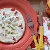 Tomato Mozzarella Egg White Omelet