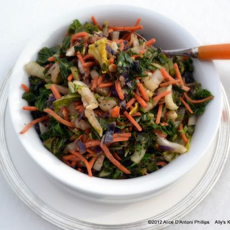 Spicy Kale & Chinese Greens