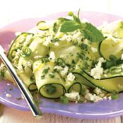 Zucchini Ribbon Greek Salad