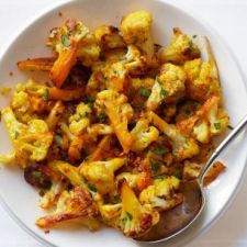 Saffron Roasted Cauliflower