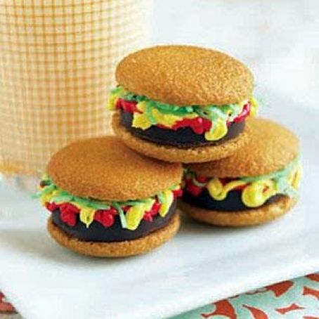 Mini Burger Cookies