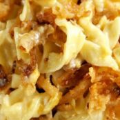 French Onion Chicken Noodle Casserole